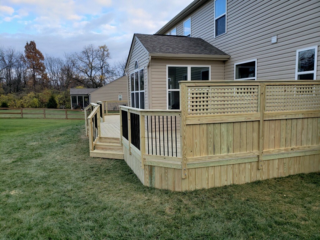 wooden deck